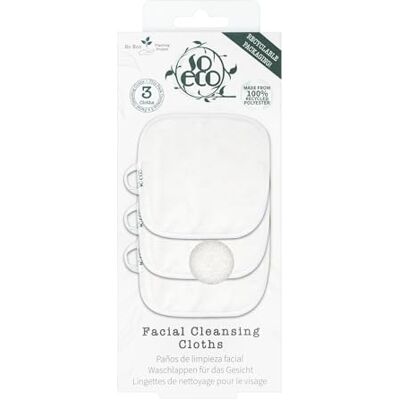 So Eco Gezichtsreinigingsdoekjes, wit, één maat, 3 stuks So Eco Gezichtsreinigingsdoekjes, wit, één maat, 3 stuks