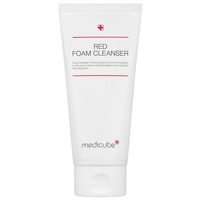medicube Red Foam Cleanser 230 ml – Nettoie en profondeur. Élimine les impuretés. Régule le sébum Soin coréen de la peau medicube Red Foam Cleanser 230 ml – Nettoie en profondeur. Élimine les impuretés. Régule le sébum Soin coréen de la peau