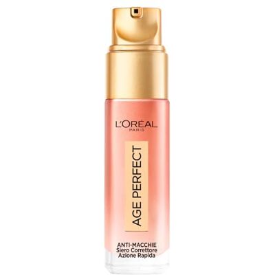 L'Oreal Paris L'Oréal Paris Age Perfect Golden Age, anti-vlekkenvloeistof voor de rijpe huid, verhelderend effect, verrijkt met extract van natuurlijke cellen van pioenroos en niacinamide, 30 ml L'Oreal Paris L'Oréal Paris Age Perfect Golden Age, anti-vlekkenvloeistof voor de rijpe huid, verhelderend effect, verrijkt met extract van natuurlijke cellen van pioenroos en niacinamide, 30 ml