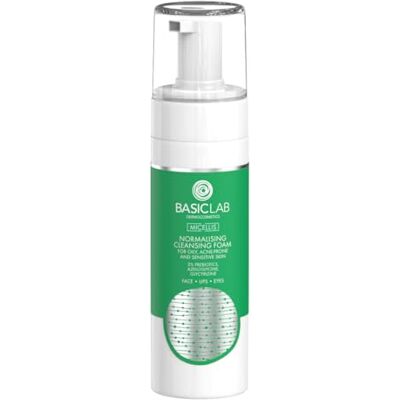 BasicLab Dermocosmetics Normaliserend reinigingsschuim voor vette, acne-gevoelige en gevoelige huid, 150 ml, schuim voor de dagelijkse huidreiniging, cosmetica voor de gevoelige huid BasicLab Dermocosmetics Normaliserend reinigingsschuim voor vette, acne-gevoelige en gevoelige huid, 150 ml, schuim voor de dagelijkse huidreiniging, cosmetica voor de gevoelige huid