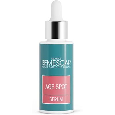 Remescar Age Spot gezichtsserum 30 ml – anti-vlek serum bruin met bakuchiol en tranexaminezuur – vermindert zichtbaar ouderdomsvlekken – klinische corrector voor een gelijkmatige teint Remescar Age Spot gezichtsserum 30 ml – anti-vlek serum bruin met bakuchiol en tranexaminezuur – vermindert zichtbaar ouderdomsvlekken – klinische corrector voor een gelijkmatige teint