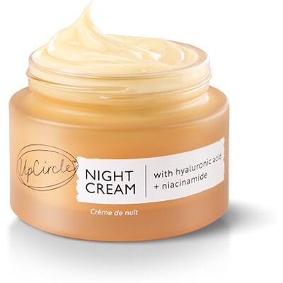 UPCIRCLE Nachtcrème met hyaluronzuur + niacinamide 52,4 g voedend en ongeparfumeerd voor de gevoelige huid met anti-aging eigenschappen veganistisch + dierproefvrij UPCIRCLE Nachtcrème met hyaluronzuur + niacinamide 52,4 g voedend en ongeparfumeerd voor de gevoelige huid met anti-aging eigenschappen veganistisch + dierproefvrij