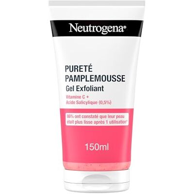 Neutrogena Zuiverheid Peeling Gel Grapefruit (tube van 150 ml) – Gezichtsreiniger met vitamine C en salicylzuur (0,5%) – 96% ontdekte dat hun huid na 1 gebruik gladder was* Neutrogena Zuiverheid Peeling Gel Grapefruit (tube van 150 ml) – Gezichtsreiniger met vitamine C en salicylzuur (0,5%) – 96% ontdekte dat hun huid na 1 gebruik gladder was*