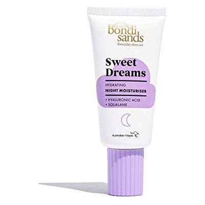 Bondi Sands Sweet Dreams Night Moisturiser – nachtcrème voor het gezicht, tegen veroudering, met hyaluronzuur en squalaan, voor de gevoelige huid, 50 ml Bondi Sands Sweet Dreams Night Moisturiser – nachtcrème voor het gezicht, tegen veroudering, met hyaluronzuur en squalaan, voor de gevoelige huid, 50 ml