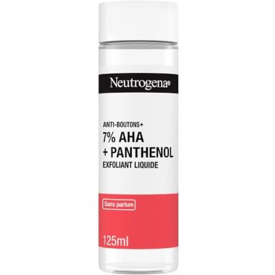 Neutrogena Anti-puistjes + vloeibare peeling, met 7% AHA + panthenol, verwijdert zacht dode huidcellen en overtollig talg, 125 ml Neutrogena Anti-puistjes + vloeibare peeling, met 7% AHA + panthenol, verwijdert zacht dode huidcellen en overtollig talg, 125 ml