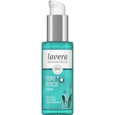 lavera Hydro Refresh Serum met algen en hyaluronzuur effectieve hydratatie veganistisch natuurlijke cosmetica 30 ml lavera Hydro Refresh Serum met algen en hyaluronzuur effectieve hydratatie veganistisch natuurlijke cosmetica 30 ml