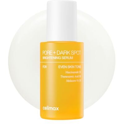 celimax Pore+Dark Spot Serum 30 ml Hydraterend en verzachtend serum voor donkere vlekken en fijne lijnen, anti-aging, samentrekkend gezicht, noni-extract celimax Pore+Dark Spot Serum 30 ml Hydraterend en verzachtend serum voor donkere vlekken en fijne lijnen, anti-aging, samentrekkend gezicht, noni-extract