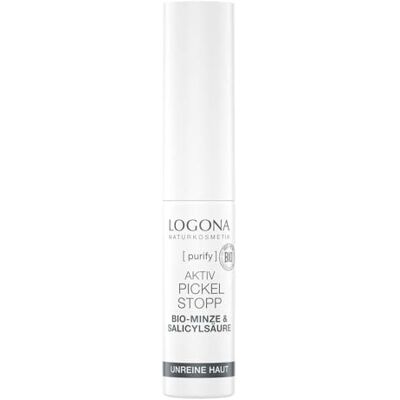 LOGONA Naturkosmetik Activ Pickel-Stop Biedt snelle hulp voor puistjes, antibacteriële werking, veganistisch, 6 ml LOGONA Naturkosmetik Activ Pickel-Stop Biedt snelle hulp voor puistjes, antibacteriële werking, veganistisch, 6 ml