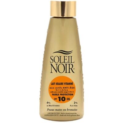 Soleil Noir Nr. 70 Zonnemelk Vitamine Anti-Aging Spf10 150 ml Soleil Noir Nr. 70 Zonnemelk Vitamine Anti-Aging Spf10 150 ml