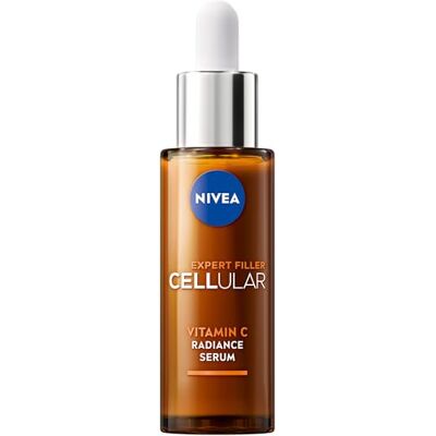 Beiersdorf NIVEA CELLULAR Expert Filler Vitamine C Radiance licht verzorgingsserum met vitamine E gezichtsverzorging voor gladde rimpels en stralende huid, 30 ml Beiersdorf NIVEA CELLULAR Expert Filler Vitamine C Radiance licht verzorgingsserum met vitamine E gezichtsverzorging voor gladde rimpels en stralende huid, 30 ml