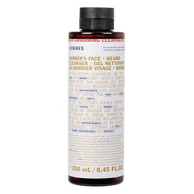KORRES Athenian Grooming Gezichts- en baardreinigingsgel, dieptereiniger, hydraterend en rustgevend voor fijne poriën en matte afwerking, zonder siliconen en parabenen, veganistisch, 250 ml KORRES Athenian Grooming Gezichts- en baardreinigingsgel, dieptereiniger, hydraterend en rustgevend voor fijne poriën en matte afwerking, zonder siliconen en parabenen, veganistisch, 250 ml