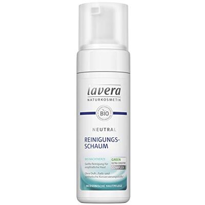 lavera Neutraal reinigingsschuim Biologische nachtteunisbloem Zachte gezichtsreiniging Gevoelige huid Atopische dermatitis Medische huidverzorging Veganistisch Biologische plantaardige actieve ingrediënten lavera Neutraal reinigingsschuim Biologische nachtteunisbloem Zachte gezichtsreiniging Gevoelige huid Atopische dermatitis Medische huidverzorging Veganistisch Biologische plantaardige actieve ingrediënten