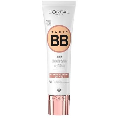 L'Oreal Paris L'Oréal Paris Magic BB Crème de jour nourrissante et maquillage en 1-24H d'hydratation BB Crème Medium Light L'Oreal Paris L'Oréal Paris Magic BB Crème de jour nourrissante et maquillage en 1-24H d'hydratation BB Crème Medium Light