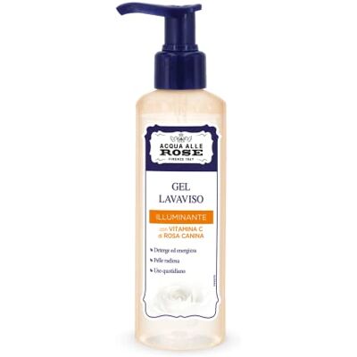 Acqua alle Rose , Lavaviso Verhelderende gel met vitamine C van rozenroos, gezichtsreiniger, energetische werking, structuur en beleef de uitgeschakelde huid, dagelijks gebruik, dermatologisch getest, Acqua alle Rose , Lavaviso Verhelderende gel met vitamine C van rozenroos, gezichtsreiniger, energetische werking, structuur en beleef de uitgeschakelde huid, dagelijks gebruik, dermatologisch getest,