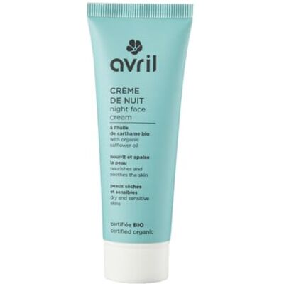 Avril Nachtcrème voor droge/gevoelige huid, biologisch gecertificeerd, 50 ml Avril Nachtcrème voor droge/gevoelige huid, biologisch gecertificeerd, 50 ml