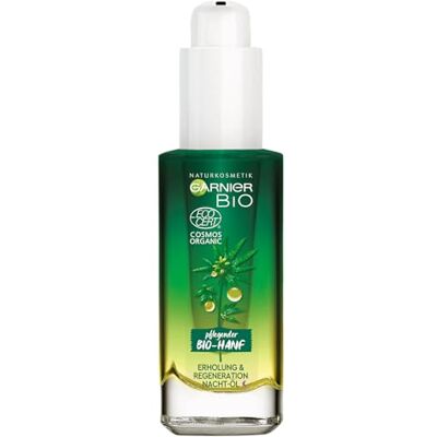 Garnier Biologische hennepolie ontspanning en regeneratie veganistische gezichtsverzorging tegen gestreste en beschadigde huid Bio 30 ml Garnier Biologische hennepolie ontspanning en regeneratie veganistische gezichtsverzorging tegen gestreste en beschadigde huid Bio 30 ml