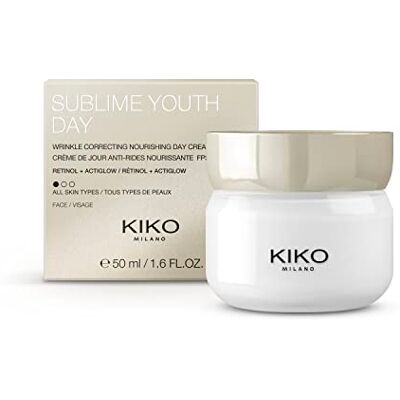 Kiko Milano Sublime Youth Day Retinol voedende anti-rimpel dagcrème Spf 15 Kiko Milano Sublime Youth Day Retinol voedende anti-rimpel dagcrème Spf 15