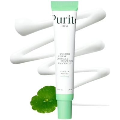 PURITO Centella Ongeparfumeerde oogcrème, Koreaanse Centella, voor de gevoelige huid, rustgevend, oogcrème voor gezicht, donkere kringen, rimpels, zwellingen, K-Beauty PURITO Centella Ongeparfumeerde oogcrème, Koreaanse Centella, voor de gevoelige huid, rustgevend, oogcrème voor gezicht, donkere kringen, rimpels, zwellingen, K-Beauty