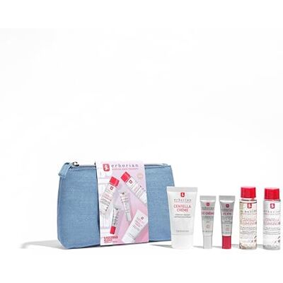 Erborian Beauty Routine Kit Kalmerende en Verhelderende Facial Reinigingsgel, Structurerende Olie, Hydraterende Crème, CC Cream Clair & CC Eye Clear Reisformaat 5 behandelingen Erborian Beauty Routine Kit Kalmerende en Verhelderende Facial Reinigingsgel, Structurerende Olie, Hydraterende Crème, CC Cream Clair & CC Eye Clear Reisformaat 5 behandelingen