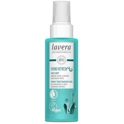 lavera Hydro Refresh Gezichtsmist, biologische algen en natuurlijke hyaluronzuren, natuurlijke cosmetica, veganistisch, gecertificeerd, 100 ml lavera Hydro Refresh Gezichtsmist, biologische algen en natuurlijke hyaluronzuren, natuurlijke cosmetica, veganistisch, gecertificeerd, 100 ml
