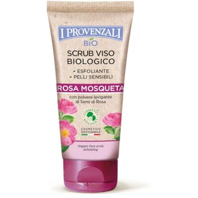 I Provenzali Scrub Viso Organische Rozenpeeling, Mosqueta, 75 ml I Provenzali Scrub Viso Organische Rozenpeeling, Mosqueta, 75 ml