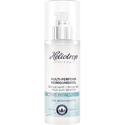HELIOTROP Gezichtsreiniger voor normale en droge huid, veganistische natuurlijke cosmetica voor zachte reiniging en verzorging, multiperform reinigingsgel met natuurlijk hyaluronzuur, hyaluronzuur, per stuk verpakt (1 x 150 ml) HELIOTROP Gezichtsreiniger voor normale en droge huid, veganistische natuurlijke cosmetica voor zachte reiniging en verzorging, multiperform reinigingsgel met natuurlijk hyaluronzuur, hyaluronzuur, per stuk verpakt (1 x 150 ml)