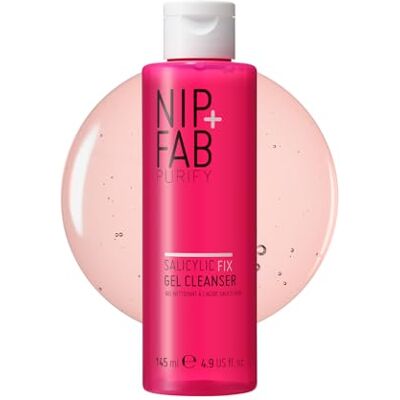Nip+Fab Nip + Fab Salicylic Fix, gezichtsreinigingsgel met salicylzuur, niacinamide, hydraterende reinigingsgel voor het gezicht, BHA-zuur, 145 ml Nip+Fab Nip + Fab Salicylic Fix, gezichtsreinigingsgel met salicylzuur, niacinamide, hydraterende reinigingsgel voor het gezicht, BHA-zuur, 145 ml