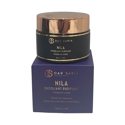 DAR SABIA BESTE GEZICHTSMASKER NILA PURE NILA POEDER GEZICHTSCHAPPEER. Scrub Gezichtsscrub, peeling en gladmakend. NILA-exfoliërende, anti-vlek, bruin, veganistisch, glazen fles anti-uv 50 ml DAR SABIA BESTE GEZICHTSMASKER NILA PURE NILA POEDER GEZICHTSCHAPPEER. Scrub Gezichtsscrub, peeling en gladmakend. NILA-exfoliërende, anti-vlek, bruin, veganistisch, glazen fles anti-uv 50 ml