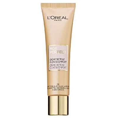 L'Oreal Paris L'Oréal Paris hydraterende vochtinbrengende getinte dagcrème met hyaluron voor de droge en rijpe huid, Age Perfect BB Cream, 01 licht tot medium, 1 x 30 ml L'Oreal Paris L'Oréal Paris hydraterende vochtinbrengende getinte dagcrème met hyaluron voor de droge en rijpe huid, Age Perfect BB Cream, 01 licht tot medium, 1 x 30 ml