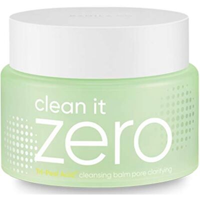 BANILA CO . Clean it Zero Cleansing Balm Pore Clarifying Met Tri-Peel Acid (100 ml) BANILA CO . Clean it Zero Cleansing Balm Pore Clarifying Met Tri-Peel Acid (100 ml)