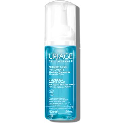 Uriage Gezichtsreiniger en make-up remover met biologische Edelweiss ultrazacht en licht schuim, reiniger met spoeling verwijdert make-up perfect, laat de huid zacht achter, bloemige geur. Uriage Gezichtsreiniger en make-up remover met biologische Edelweiss ultrazacht en licht schuim, reiniger met spoeling verwijdert make-up perfect, laat de huid zacht achter, bloemige geur.