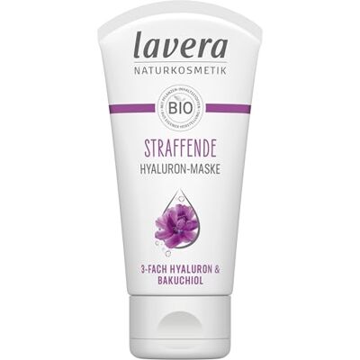 lavera Verstevigend hyaluronmasker veganistisch natuurlijke cosmetica hyaluronzuur 3 keer en de werkzame stof Power Bakuchiol direct frisse teint vocht en verzorging 50 ml (1 stuk) lavera Verstevigend hyaluronmasker veganistisch natuurlijke cosmetica hyaluronzuur 3 keer en de werkzame stof Power Bakuchiol direct frisse teint vocht en verzorging 50 ml (1 stuk)