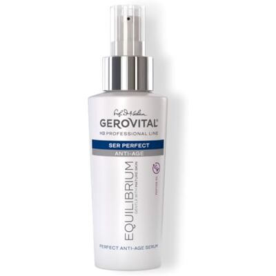 GEROVITAL H3 Equilibrium Perfect anti-aging serum met 5% peptide, intensieve verzorging voor rijpe, droge en rimpelige huid, professioneel product, 100 ml GEROVITAL H3 Equilibrium Perfect anti-aging serum met 5% peptide, intensieve verzorging voor rijpe, droge en rimpelige huid, professioneel product, 100 ml