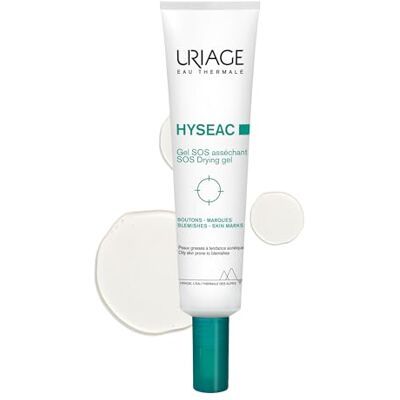 Uriage Hyseac Reinigende SOS-gel met 5,7% AHA en BHA, droogt, reinigt en vermindert onvolkomenheden, zichtbare werkzaamheid in 4 uur, voor puistjes en onvolkomenheden, onzichtbaar en beschermend patch-effect Uriage Hyseac Reinigende SOS-gel met 5,7% AHA en BHA, droogt, reinigt en vermindert onvolkomenheden, zichtbare werkzaamheid in 4 uur, voor puistjes en onvolkomenheden, onzichtbaar en beschermend patch-effect