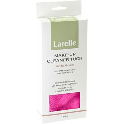 LARELLE Make-Up Cleaner, 1 stuk, reinigingsdoek, zachte gezichtsverzorging en reiniging, zachte make-up, alleen met water, herbruikbaar, milieuvriendelijk, gerecyclede microvezel LARELLE Make-Up Cleaner, 1 stuk, reinigingsdoek, zachte gezichtsverzorging en reiniging, zachte make-up, alleen met water, herbruikbaar, milieuvriendelijk, gerecyclede microvezel