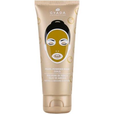 GYADA COSMETICS Pearl Powder Mask Gold gezichtsmasker, hydrateert en herstelt, met anti-aging en helende werking, geschikt voor droge en rijpe huid, met parelpoeder en arganolie, 75 ml GYADA COSMETICS Pearl Powder Mask Gold gezichtsmasker, hydrateert en herstelt, met anti-aging en helende werking, geschikt voor droge en rijpe huid, met parelpoeder en arganolie, 75 ml