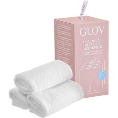 GLOV Make-up reinigingsdoekjes, microvezel, wasbaar, set van 3 gezichtshanddoeken, massageborstel, hoofdleer, massagegereedschap, zachte reiniging voor alle huidtypes GLOV Make-up reinigingsdoekjes, microvezel, wasbaar, set van 3 gezichtshanddoeken, massageborstel, hoofdleer, massagegereedschap, zachte reiniging voor alle huidtypes