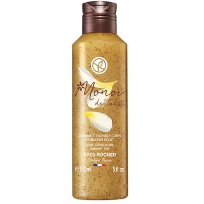 Yves Rocher scrub olie monoï tiaré bloem kokosnoot geur 150 ml Yves Rocher scrub olie monoï tiaré bloem kokosnoot geur 150 ml