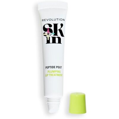 Revolution Skincare London Revolution SKin, Peptide Pout Lip Balm, hydraterende en vullende lippenbalsem, veganistisch en niet getest op dieren, 15 ml Revolution Skincare London Revolution SKin, Peptide Pout Lip Balm, hydraterende en vullende lippenbalsem, veganistisch en niet getest op dieren, 15 ml