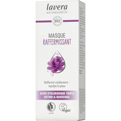 lavera Verstevigend masker – anti-aging – natuurlijke cosmetica – biologische plantaardige ingrediënten – bakuchiol & hyaluronzuur – veganistisch – bestrijdt rimpels – 50 ml lavera Verstevigend masker – anti-aging – natuurlijke cosmetica – biologische plantaardige ingrediënten – bakuchiol & hyaluronzuur – veganistisch – bestrijdt rimpels – 50 ml