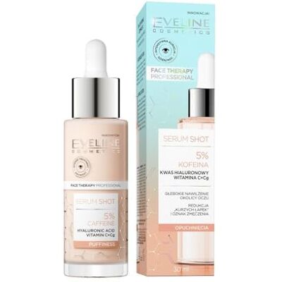 EVELINE COSMETICS Face Therapy Professional Energieserum voor de ogen met 5% cafeïnecomplex, revitaliserende behandeling voor vermoeide en verouderde huid, 30 ml EVELINE COSMETICS Face Therapy Professional Energieserum voor de ogen met 5% cafeïnecomplex, revitaliserende behandeling voor vermoeide en verouderde huid, 30 ml