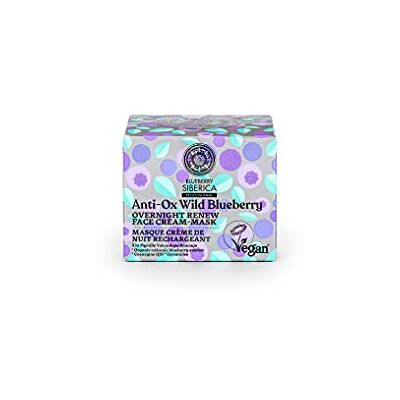 Natura Siberica Anti-OX regenererend crèmemasker met wilde bosbessen Natura Siberica Anti-OX regenererend crèmemasker met wilde bosbessen