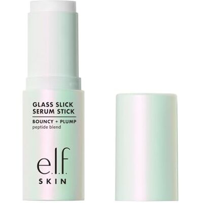e.l.f. SKIN Glass Slick Serum Stick, voedend gezichtsserum met voedende peptiden die helpen de huiddichtheid te herstellen en de teint glad te maken, veganistisch en dierproefvrij e.l.f. SKIN Glass Slick Serum Stick, voedend gezichtsserum met voedende peptiden die helpen de huiddichtheid te herstellen en de teint glad te maken, veganistisch en dierproefvrij