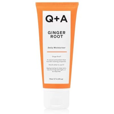 Q+A Gember vochtinbrengende gezichtscrème 75 ml Q+A Gember vochtinbrengende gezichtscrème 75 ml