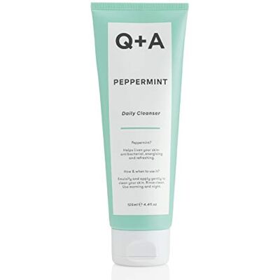 Q+A Peppermint Daily Cleanser 125 ml, gezichtsreiniger Q+A Peppermint Daily Cleanser 125 ml, gezichtsreiniger