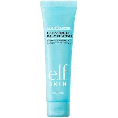 e.l.f. e.l.f SKIN Holy Hydration! Clean Freak dagelijkse reiniger, milde en hydraterende gezichtsreinigingsgel met hyaluronzuur, veganistisch en dierproefvrij, 30 ml e.l.f. e.l.f SKIN Holy Hydration! Clean Freak dagelijkse reiniger, milde en hydraterende gezichtsreinigingsgel met hyaluronzuur, veganistisch en dierproefvrij, 30 ml