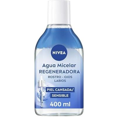 NIVEA Micellair regeneratief water (400 ml), gezichtsreinigingsgel met 5% serum en aminozuurcomplex, tonicum voor gezicht, ogen en lippen, gezichtsolie met panthenol en squalaan NIVEA Micellair regeneratief water (400 ml), gezichtsreinigingsgel met 5% serum en aminozuurcomplex, tonicum voor gezicht, ogen en lippen, gezichtsolie met panthenol en squalaan