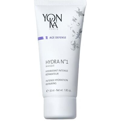Yonka Yon-Ka Hydra N°1 Gezichtsmasker, 50 ml, intensieve hydratatie, herstellend, regenererend en anti-rimpel, gelcrème-textuur, biologische jojoba en aloë vera, geur roze en jasmijn Yonka Yon-Ka Hydra N°1 Gezichtsmasker, 50 ml, intensieve hydratatie, herstellend, regenererend en anti-rimpel, gelcrème-textuur, biologische jojoba en aloë vera, geur roze en jasmijn