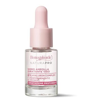 Bottega Verde Hydraterend ampulserum gezichtsconcentraat met 6% Hyaluron complex (15 ml) Bottega Verde Hydraterend ampulserum gezichtsconcentraat met 6% Hyaluron complex (15 ml)