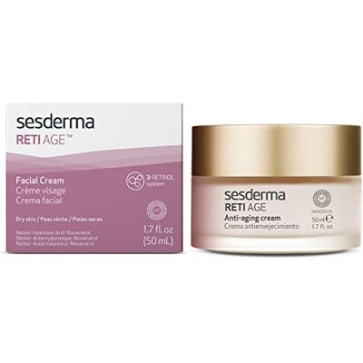 SESDERMA Reti Age anti-aging crème anti-aging verzorging rijpe huid retinol anti-rimpelcrème eerste tekenen van veroudering SESDERMA Reti Age anti-aging crème anti-aging verzorging rijpe huid retinol anti-rimpelcrème eerste tekenen van veroudering